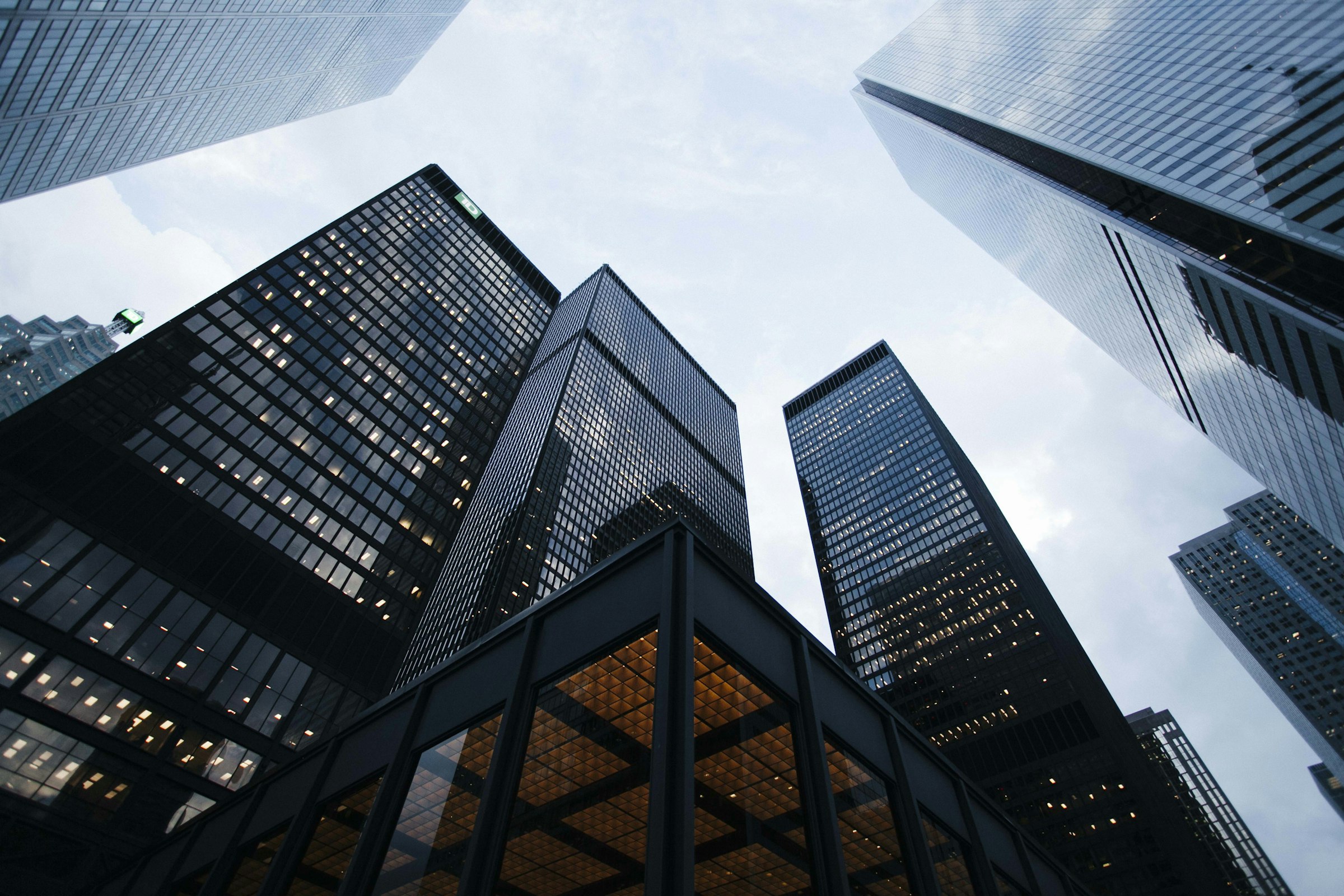 Modern corporate skyline